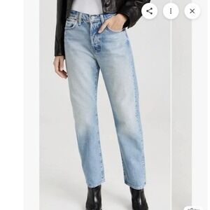 MOTHER Women's The Ditcher Hover Jeans Ain't My First Rodeo Blue‎ Size 29